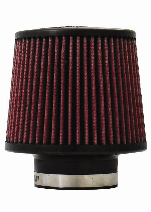 Injen High Performance Air Filter - 3.00 Black Filter 6 Base / 5 Tall / 5 Top - #X-1014-BR