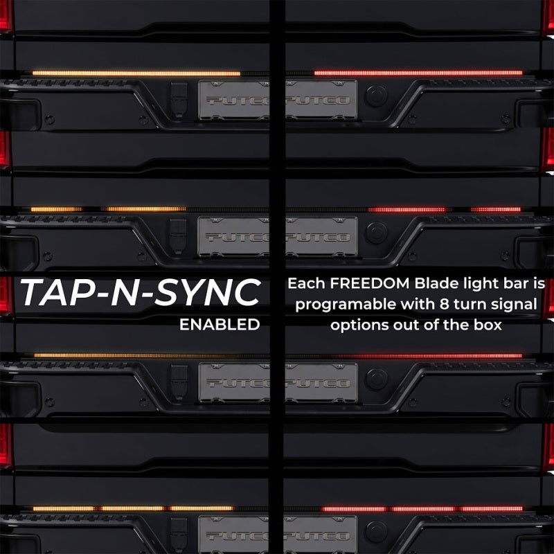 Putco for 2021-2023 Ford F-150 with Halogen Taillights 60in Freedom Blade LED Tailgate Light Bar