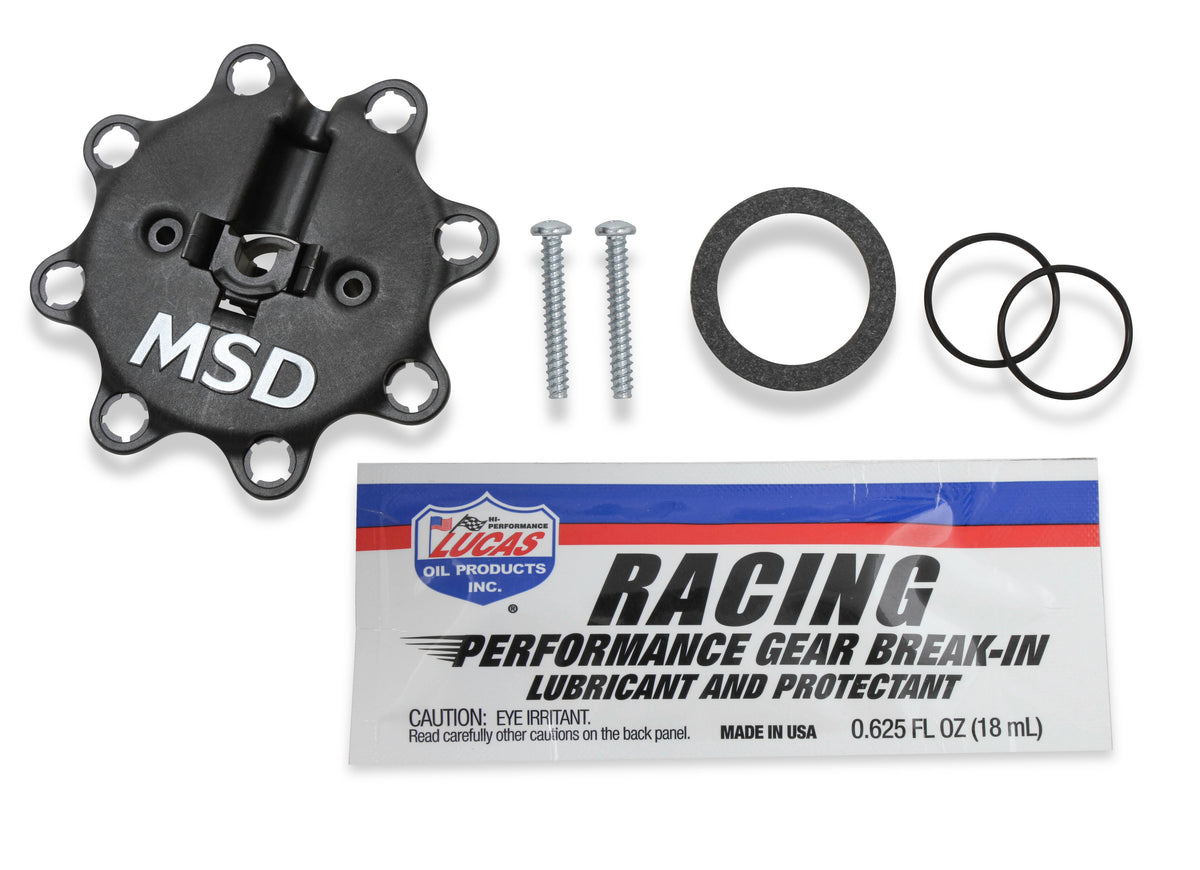 MSD 846973 Black for Chevy Low-Profile Crank Trigger Distributor