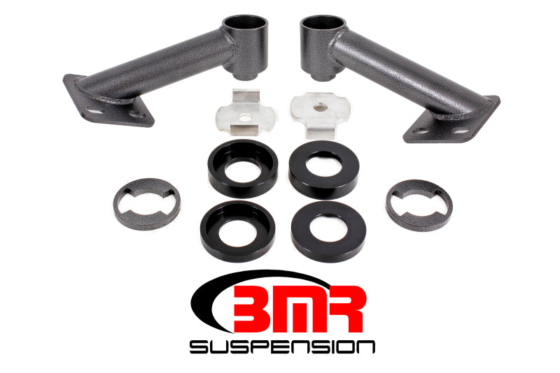 BMR 2015-2026 S550 Mustang Cradle Bushing Lockout Kit - Black Hammertone