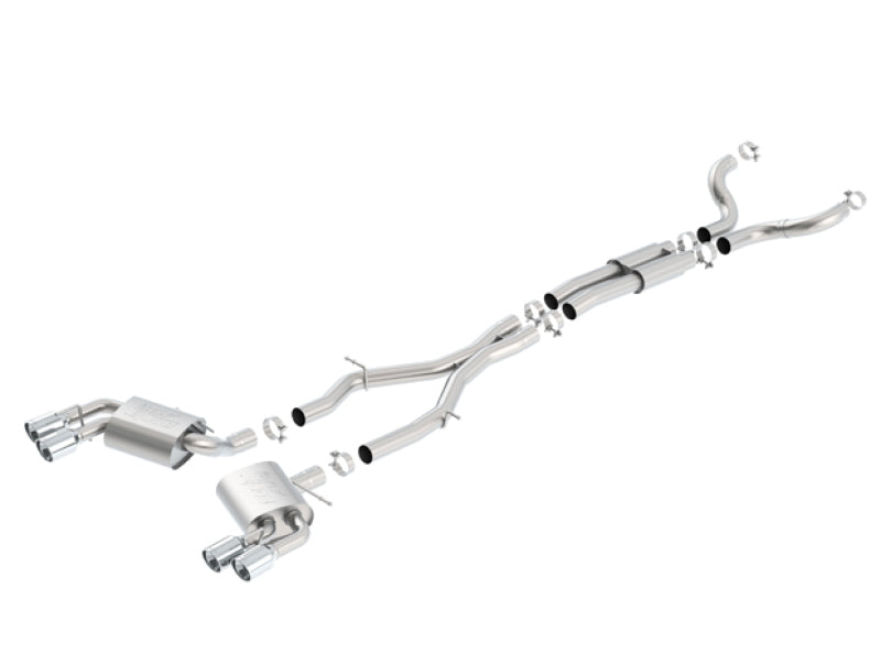 Borla 140688 Chevy 16-17 Camaro 6.2L ATAK Catback w/ Dual Tips (NPP) Dual Split Rear Exit - #140688