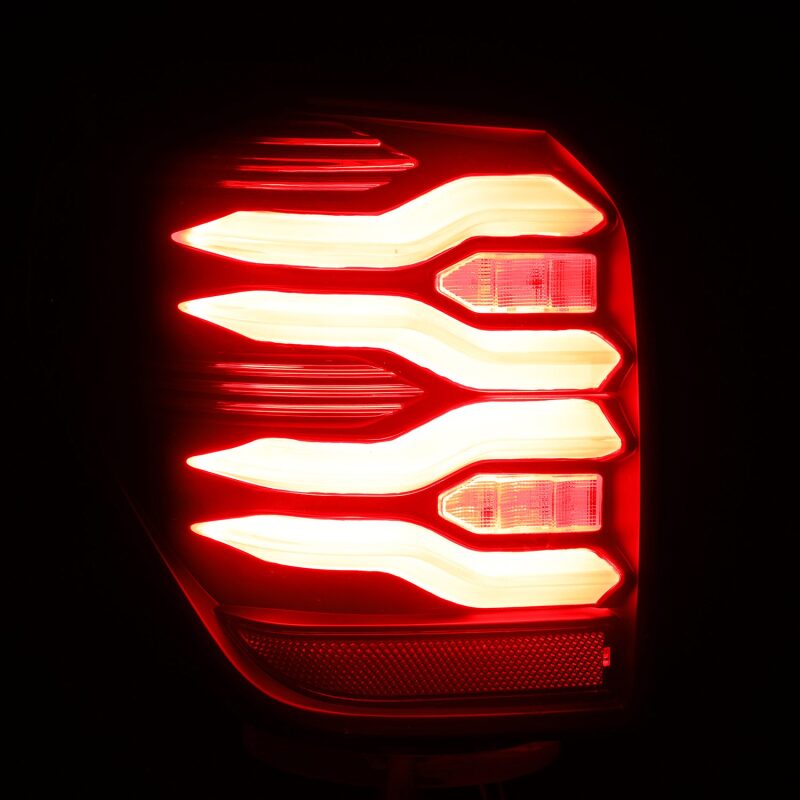 AlphaRex 690050 10-21 Toyota 4Runner LUXX LED Taillights Black/Red w/Activation Light/Sequential Signal