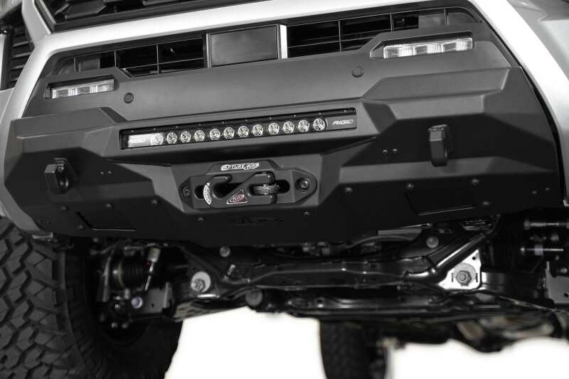 Addictive Desert Designs for 2024 Toyota Tacoma Stealth Center Mount Winch Front Bumper