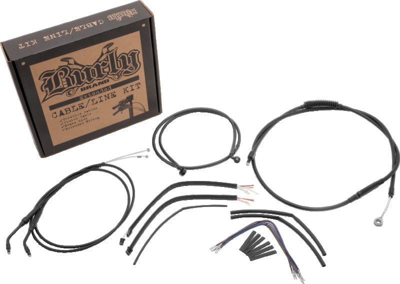 Burly Brand B30-1199 Control Kit 16 in Ape for 2008-2011 Harley-Davidson Dyna