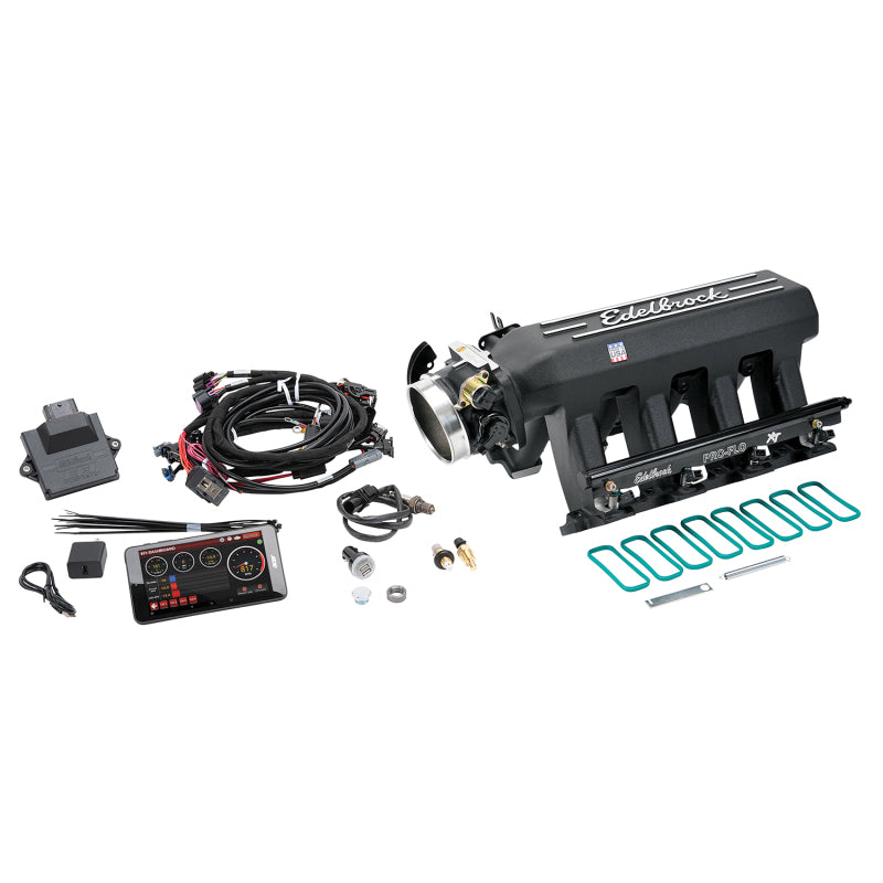 Edelbrock 35733 Pro Flo 4 XT EFI System Sequential Port LS Gen III/IV Cathedral Port 550 HP Max