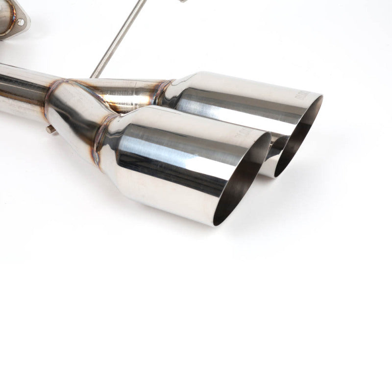 BLOX Racing 2022-2027 WRX Muffler Delete / Axle Back Single Wall 4in - Polished Tips BXEX-51106