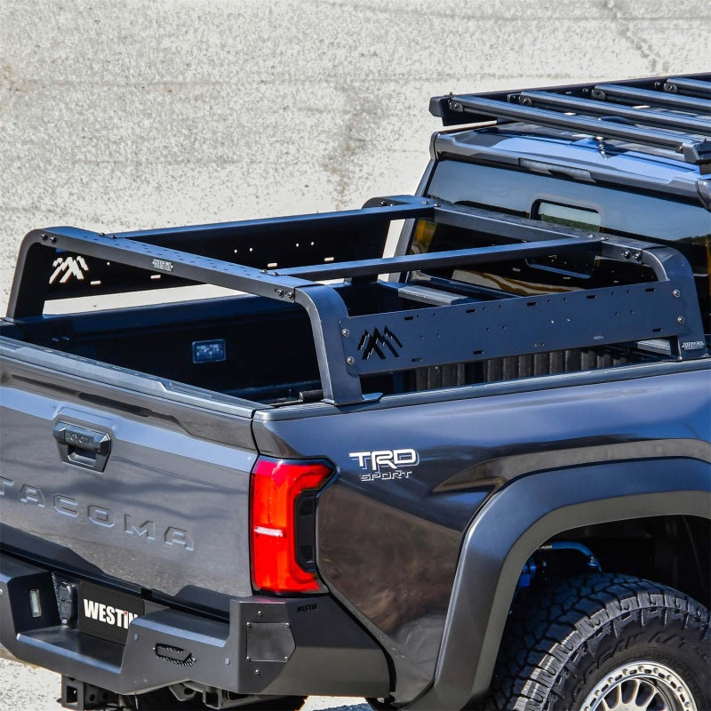 Westin 51-20015 Overland Cargo Rack Base for 2005-2021 Toyota Tacoma Textured Black