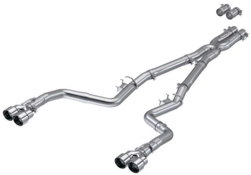 MBRP S7114AL Armor Lite Cat-Back Exhaust - Quad Rear Exit | 2015-2023 Dodge Challenger 5.7L/6.2L/6.4L HEMI