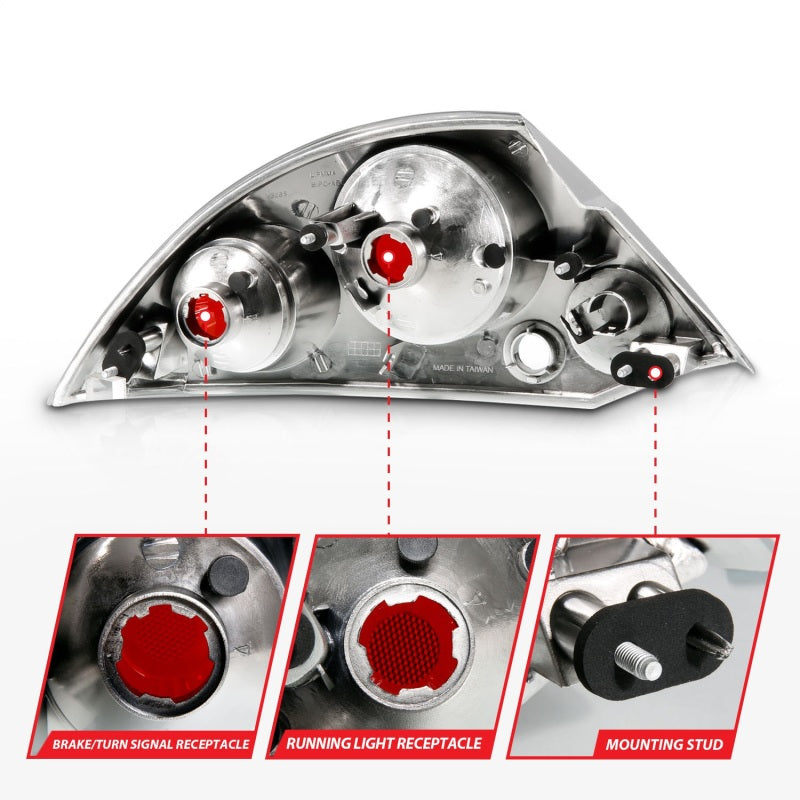 ANZO 2000-2005 Mitsubishi Eclipse Taillights