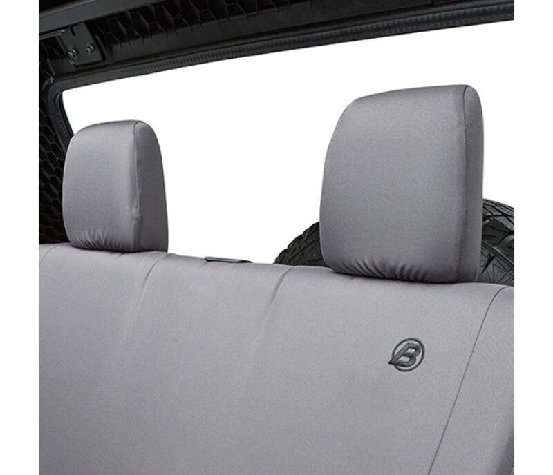 Bestop 08-12 Jeep Wrangler JK 4-Door Rear Seat Covers (Charcoal)