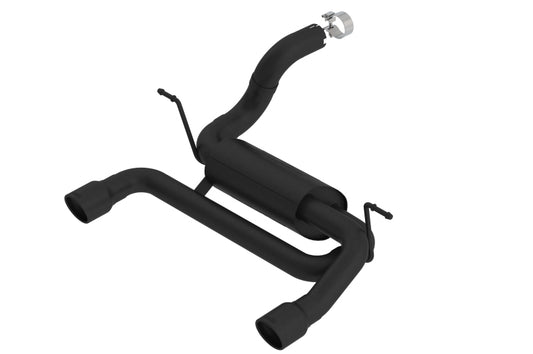 Borla 11964CB 18-19 Jeep Wrangler JL/JLU 2.0L 4Cyl 2DR/4DR Axle Back Exhaust ATAK w/ 2.5in Tips - Black - #11964CB