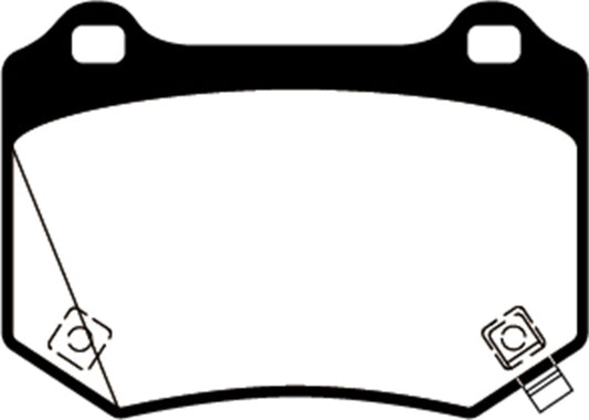 EBC 18+ WRX STI Yellowstuff Rear Brake Pads DP42361R
