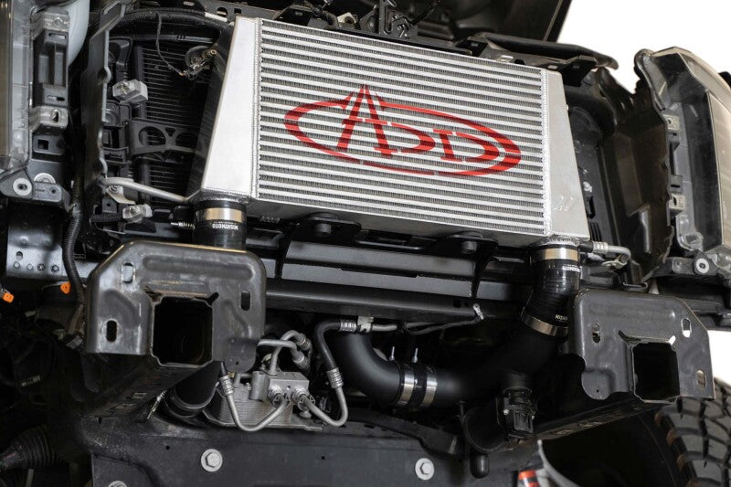 Addictive Desert Designs for 17-18 Ford F-150 Raptor High Mount Intercooler Upgrade Kit Clocked