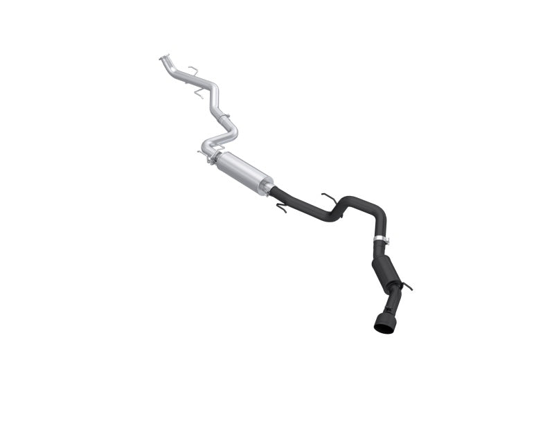 MBRP 2024 Toyota Tacoma 2.4L 3in Cat-Back Single Exit Blk-Coated AL