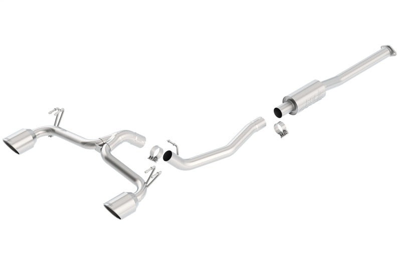 Borla 140334 09-15 Mitsubishi Lancer Ralliart 2.0L 4cyl MT 6spd AWD Catback Exhaust - #140334