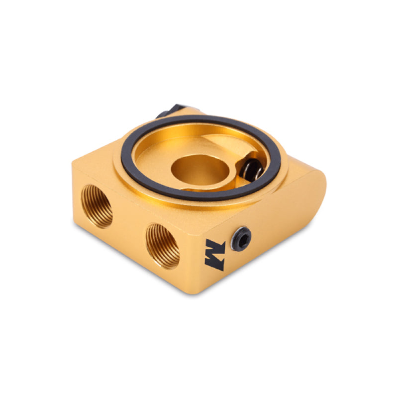 Mishimoto Oil Sandwich Plate w/ Rear-Mounted Thermostat - #MMOP-SPTR