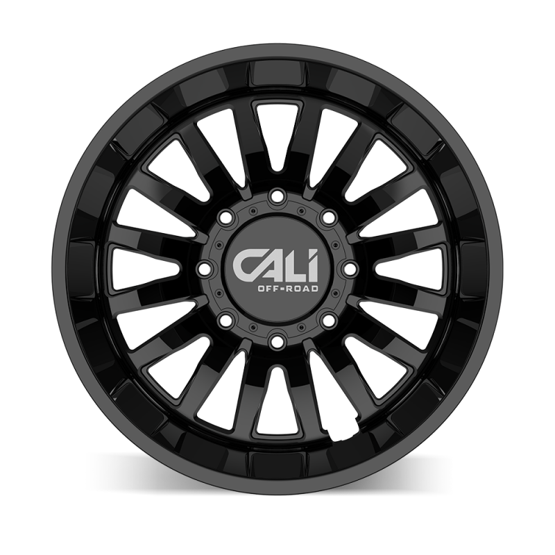 Cali Off-Road Summit Dually Rear 22x8.25 8x165.1 -192mm Gloss Black Wheel 9110D-22881GBR192