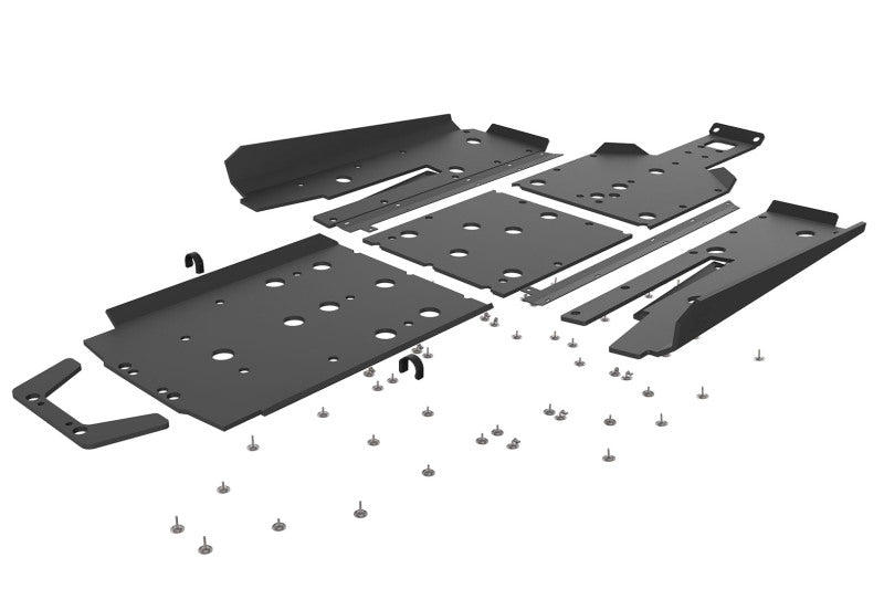 Seizmik 20-21 Polaris RZR Pro XP UHMW Skid Plate w/Rock Slider Kit - Black 76-10167 KIT