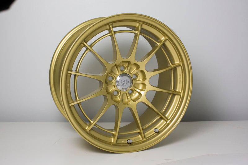 Enkei NT03+M 18x9.5 5x114.3 40mm Offset 72.6mm Bore - Titanium Gold Wheel