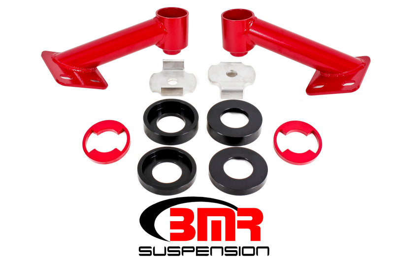 BMR 2015-2026 S550 Mustang Cradle Bushing Lockout Kit - Red