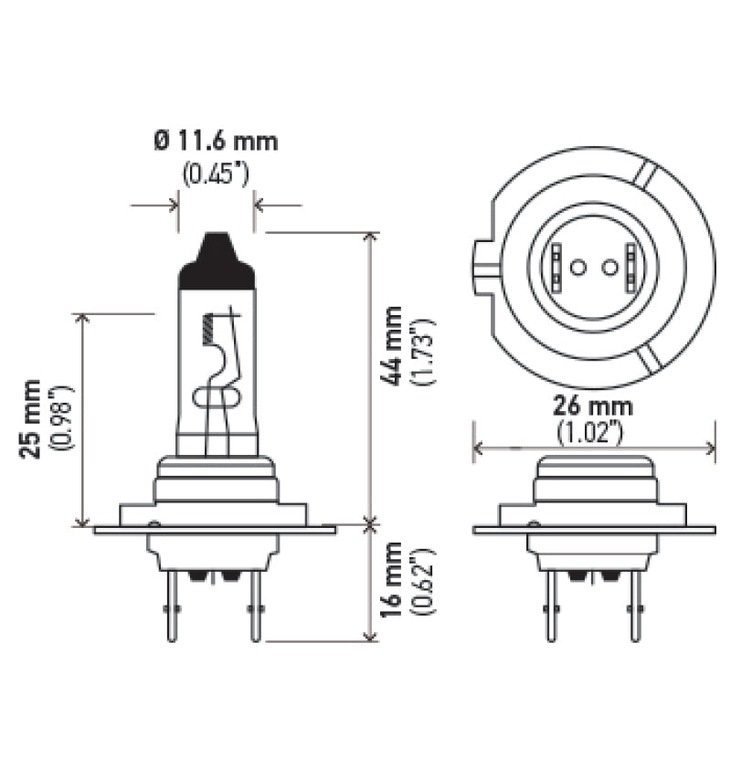 HELLA H7 Halogen Bulb