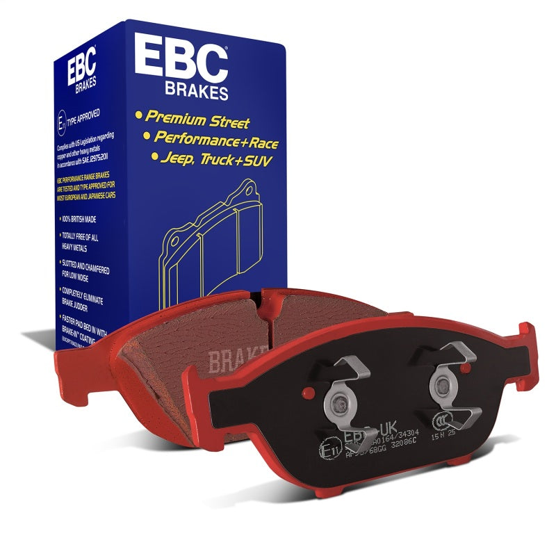 EBC 12+ Audi A6 Quattro 3.0 Supercharged Redstuff Front Brake Pads DP32086C