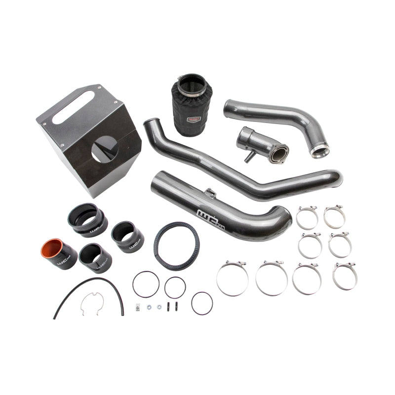 Wehrli Custom Fabrication WCF100441-GB Intake Bundle Kit Stage 2 Gloss Black for 2017-2019 Chevrolet Silverado / GMC Sierra 2500 HD / 3500 HD 6.6L L5P Duramax