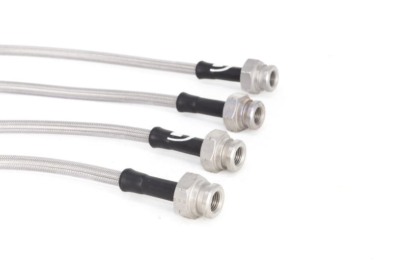 Goodridge 17-18 Honda Civic (Base/LX/EX) Stainless Steel Brake Line Kit 20042