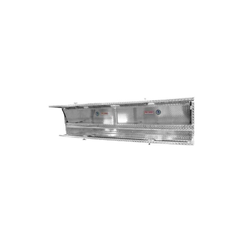 Westin 80-TB400-96D Brute High Capacity 96in Stake Bed Contractor TopSider with Doors Aluminum
