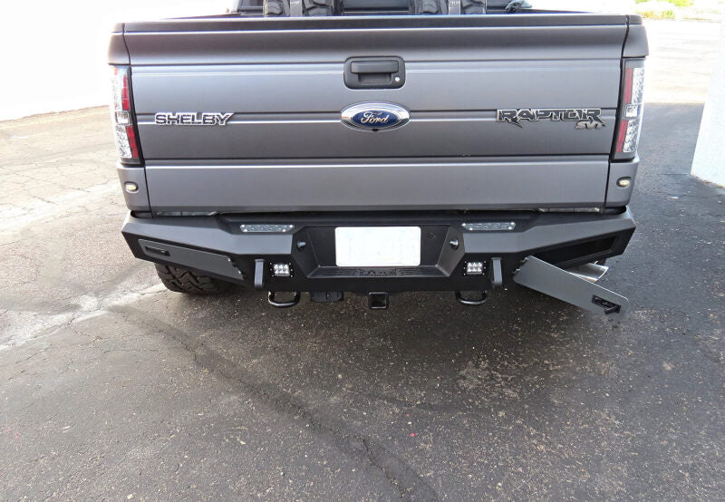 Addictive Desert Designs for 10-14 Ford F-150 Raptor HoneyBadger Rear Bumper w/ Tow Hooks