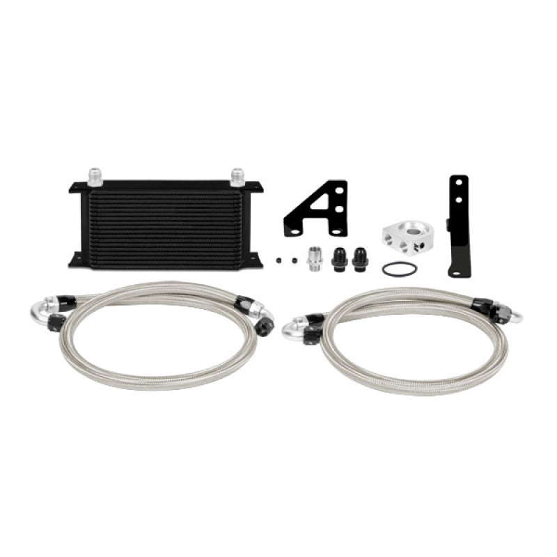 Mishimoto 15 Subaru STI Thermostatic Oil Cooler Kit - Black - #MMOC-STI-15TBK