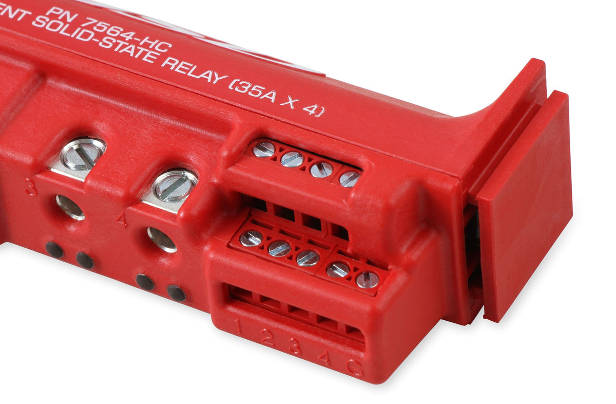 MSD 7564-HC High-Current Solid-State Relay 35Ax4, Red