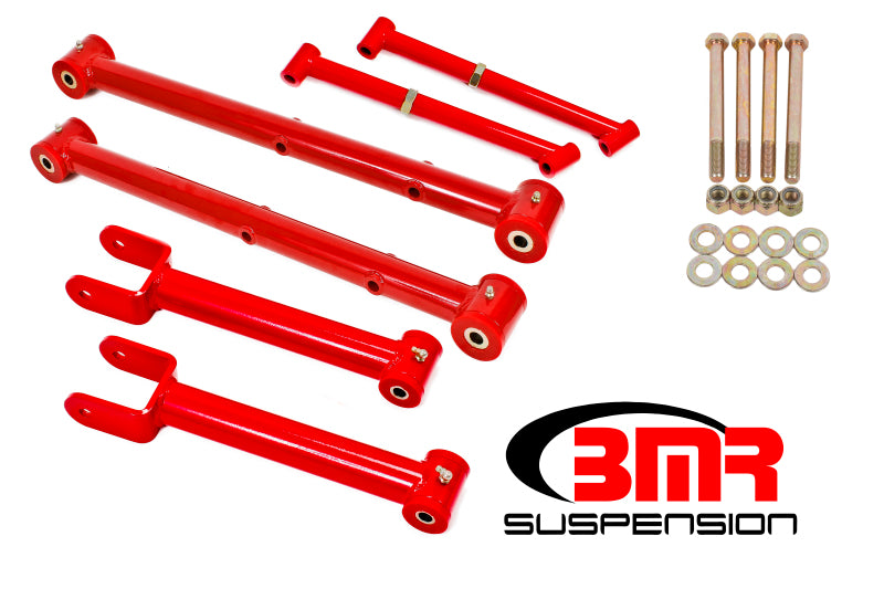BMR 1964-1967 A-Body Non-Adj. Rear Suspension Kit (TCA034/UTCA010/RB001) - Red