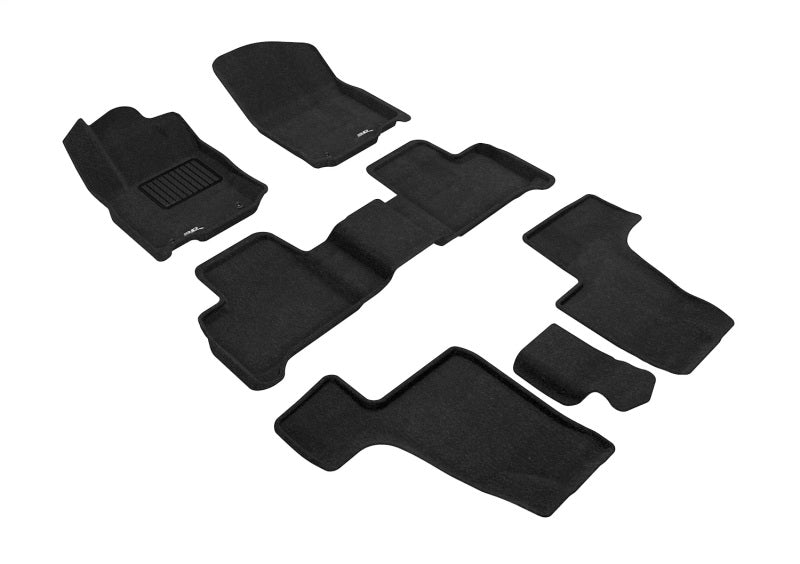 3D MAXpider Elegant Front, Rear & 3rd Row Floor Mats for 2017-2019 Mercedes-Benz GLS350d +3 more