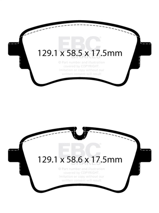 EBC 2020+ Audi A4 B9 2.0T Yellowstuff Rear Brake Pads DP42435R