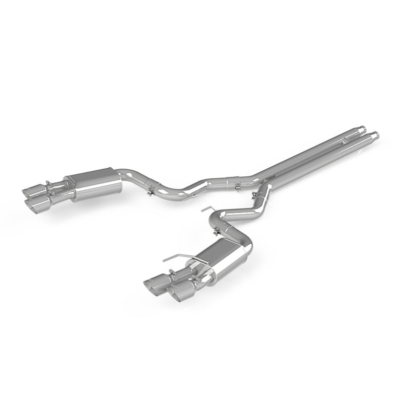 MBRP Mustang GT 5.0 3in Cat Back w/ Quad 4.0in Dual-Wall Tips- T304