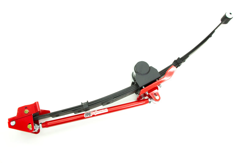 UMI Performance 262824-B Leaf Spring Traction Bars with Mounts Black