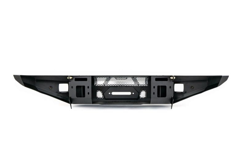 DV8 Offroad 2021+ Ford Bronco Front Bumper Winch Capable w/ Optional Bull Bar/Aux Light Opening - #FBBR-01