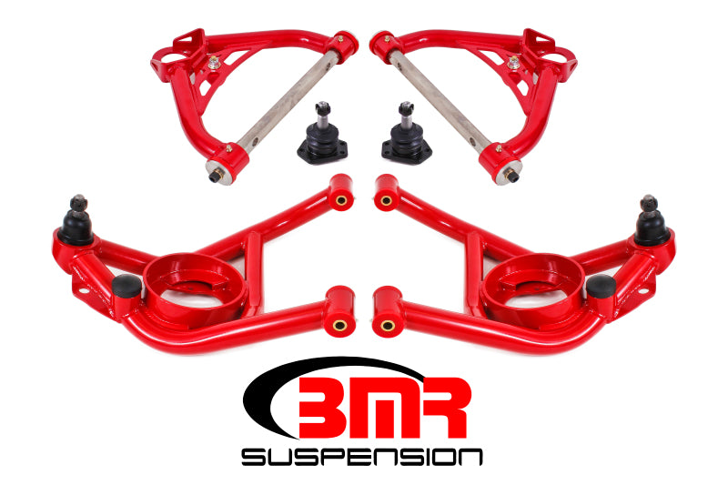 BMR 1970-1981 2nd Gen F-Body Upper And Lower A-Arm Kit - Red
