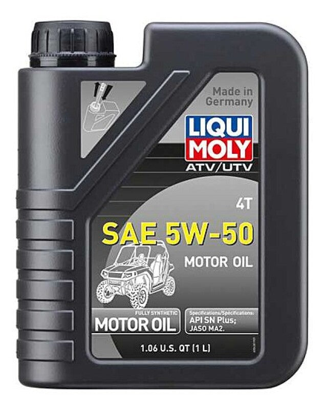 LIQUI MOLY 1L ATV 4T Motor Oil SAE 5W-50 (20212) - Pack of 6