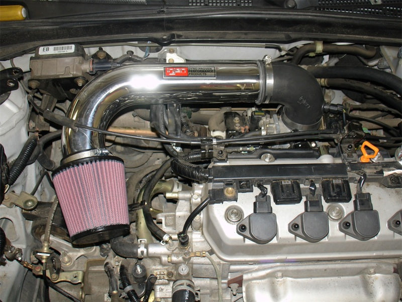 Injen 01-04 Civic Dx Lx Ex Hx Polished Short Ram Intake - #IS1565P
