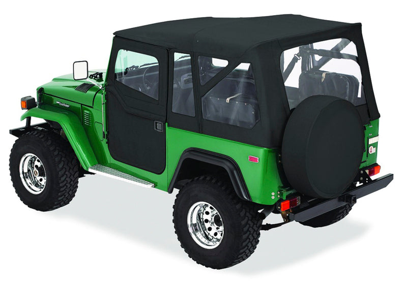 Bestop 64-84 Land Cruiser Supertop Classic (Black Denim Clear Windows)