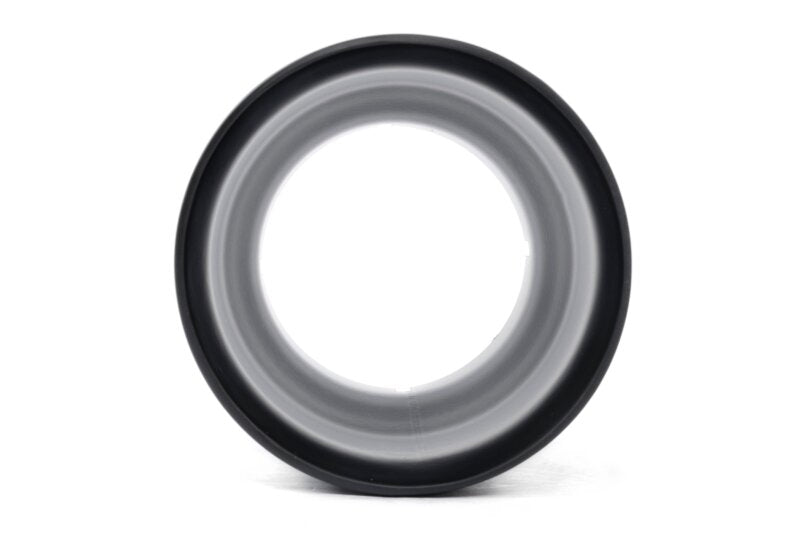Dinan Double-Walled 4in Clamp-On Exhaust Tip - Black - 4in Outlet / 2.75in Inlet