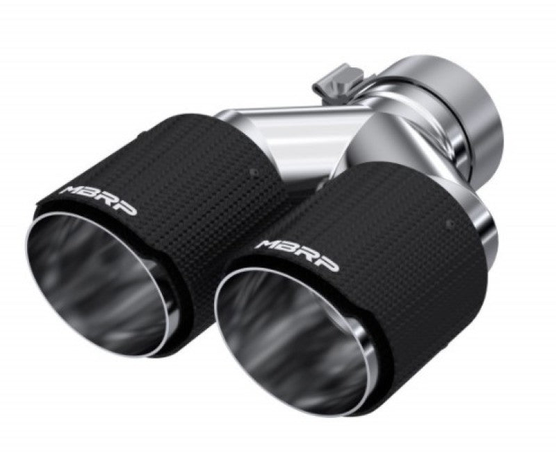 MBRP T5182CF Passenger Side, Dual Wall, Carbon Fiber