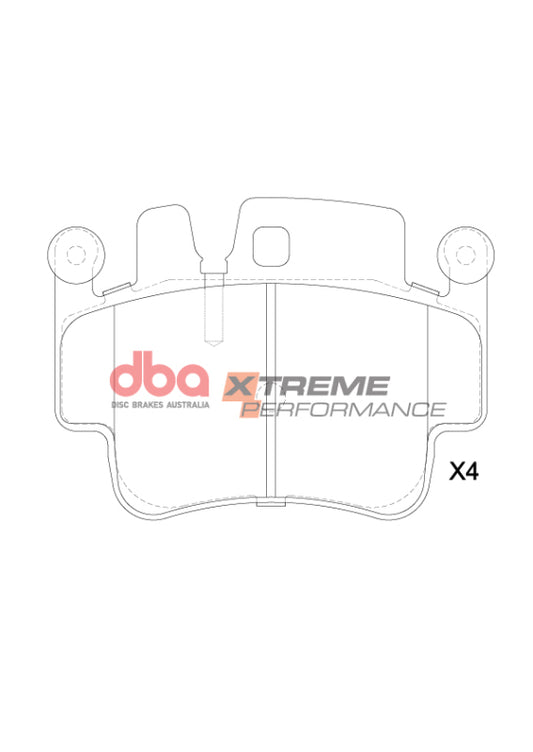 DBA 98-01 Porsche 911 Carrera 996 / 04-13 Porsche Carrera S 997 XP Performance Front/Rear Brake Pads