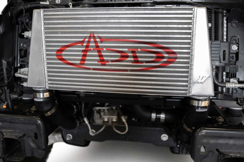Addictive Desert Designs for 17-18 Ford F-150 Raptor High Mount Intercooler Upgrade Kit Clocked
