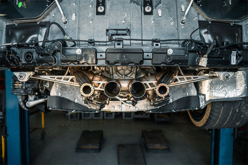 Corsa 23-26 Chevrolet Corvette C8 Z06 3in Valved Cat-Back Exhaust Muffler Delete Track Systemw/o Tip