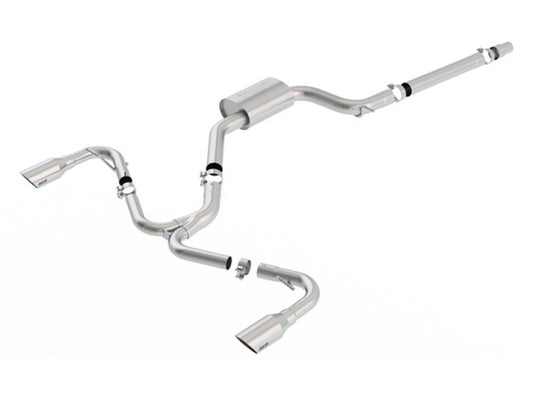 Borla 140751SB 2018 Volkswagen GTI (MK7.5) 2.0T AT/MT SS S-Type Catback Exhaust w/Stainless Brushed Tips - #140751SB