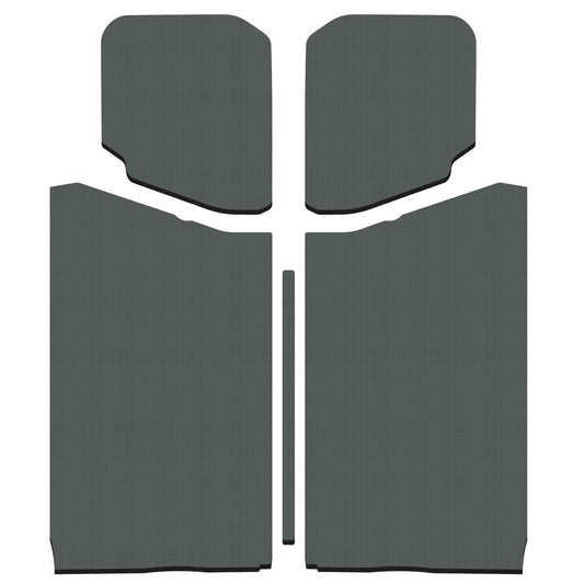DEI for 2018-2023 Jeep Wrangler JL 2-Door Boom Mat Headliner - 5 Piece - Gray