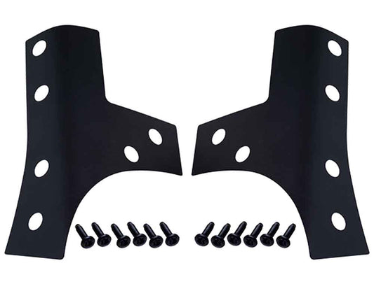 Kentrol 80074 Windshield Support Overlays Pair for 2007-2018 Jeep Wrangler JK - Textured Black